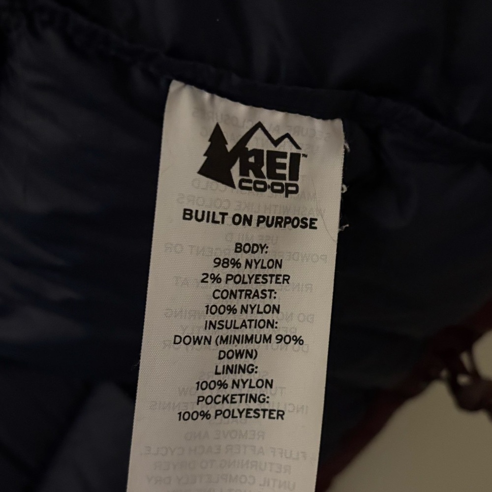 REI Stormhenge 850 Down Waterproof Breathable Women's Maroon Ski Jacket - Picture 10 of 11